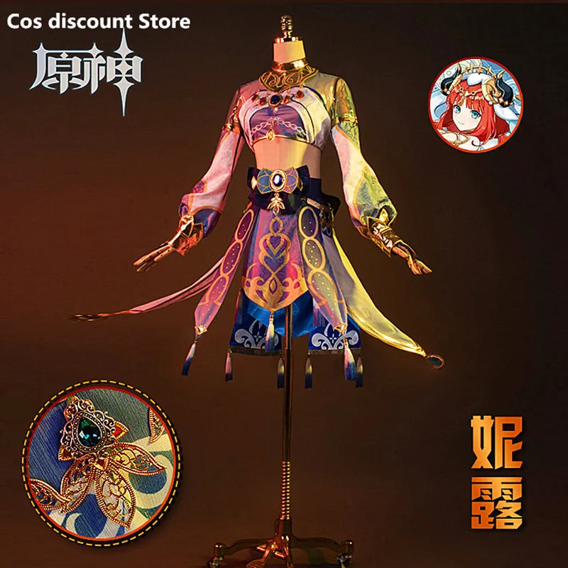 Nilou Cosplay Costume Game Genshin Impact New Rose Anime High Quality Women Skirt Role Play Clothes for Girls 2025 Sizes S-XL
Nilou Cosplay Costume Game Genshin Impact New Rose Anime High Quality Women Skirt Role Play Clothes for Girls 2025 Sizes S-XL