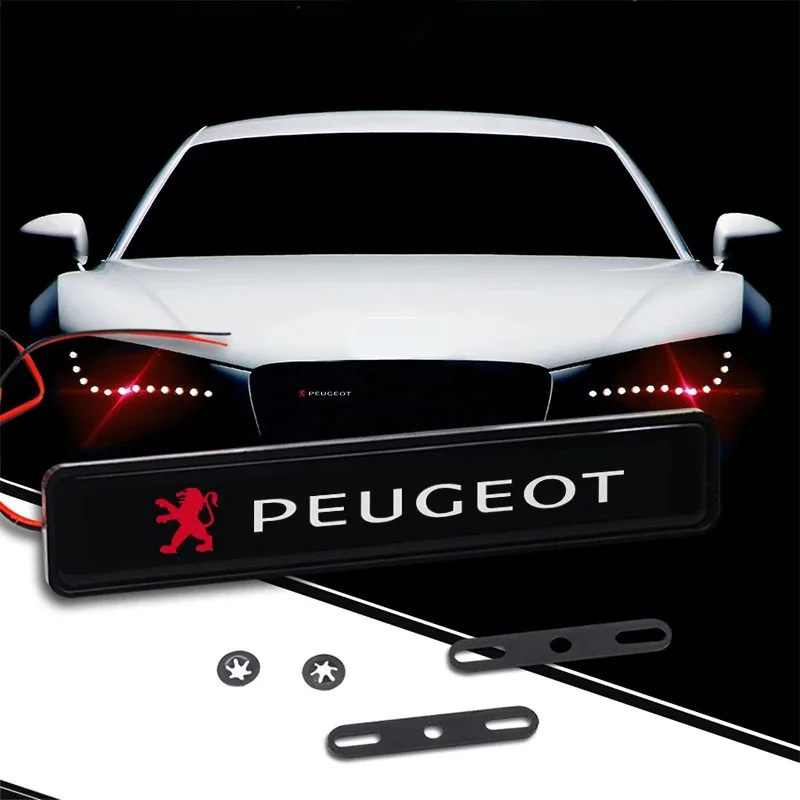 Car Decorative Light LED Front Hood Grille Emblem Badge Decor For Peugeot 407 3008 307 308 206 508 208 207 607 106 301 408 5008
Car Decorative Light LED Front Hood Grille Emblem Badge Decor For Peugeot 407 3008 307 308 206 508 208 207 607 106 301 408 5008