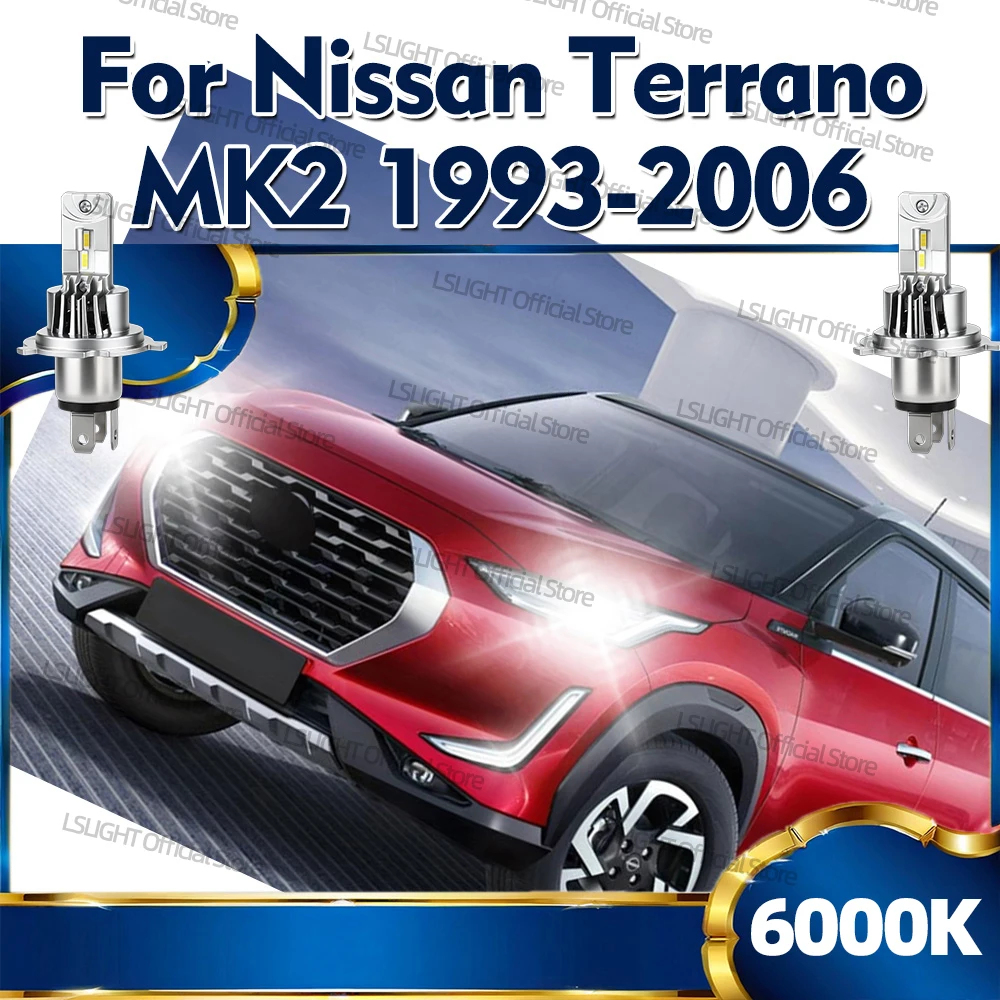 2x LED H4 Auto Headlights 6000K 12V Lamp Bulbs 30000LM For Nissan Terrano MK2 1993-1998 1999 2000 2001 2002 2003 2004 2005 2006
2x LED H4 Auto Headlights 6000K 12V Lamp Bulbs 30000LM For Nissan Terrano MK2 1993-1998 1999 2000 2001 2002 2003 2004 2005 2006