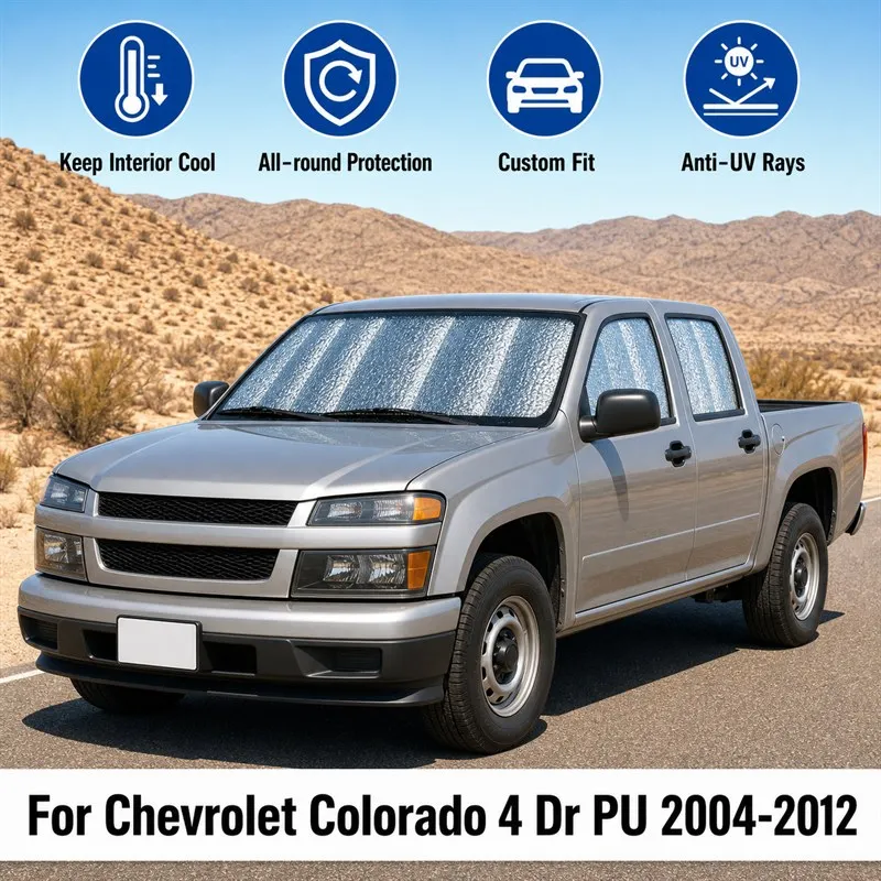 For Chevrolet Colorado 4 Dr PU 2004-2012 Full Set Car Window Sunshades UV Block Privacy Heat Insulated Foldable Car Curtain
For Chevrolet Colorado 4 Dr PU 2004-2012 Full Set Car Window Sunshades UV Block Privacy Heat Insulated Foldable Car Curtain
