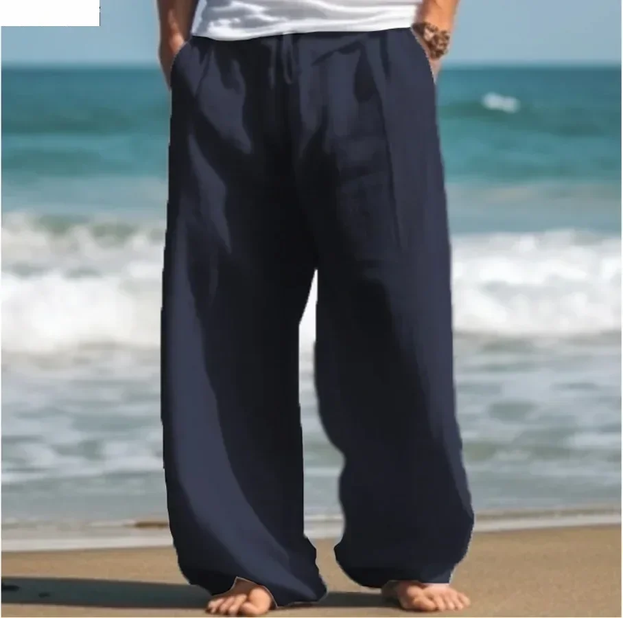 New Men's Solid Color Casual Pants Comfy Soft Breathable Outdoor Sport Pants Men Simple Loose Straight Beach Trousers Male
New Men's Solid Color Casual Pants Comfy Soft Breathable Outdoor Sport Pants Men Simple Loose Straight Beach Trousers Male