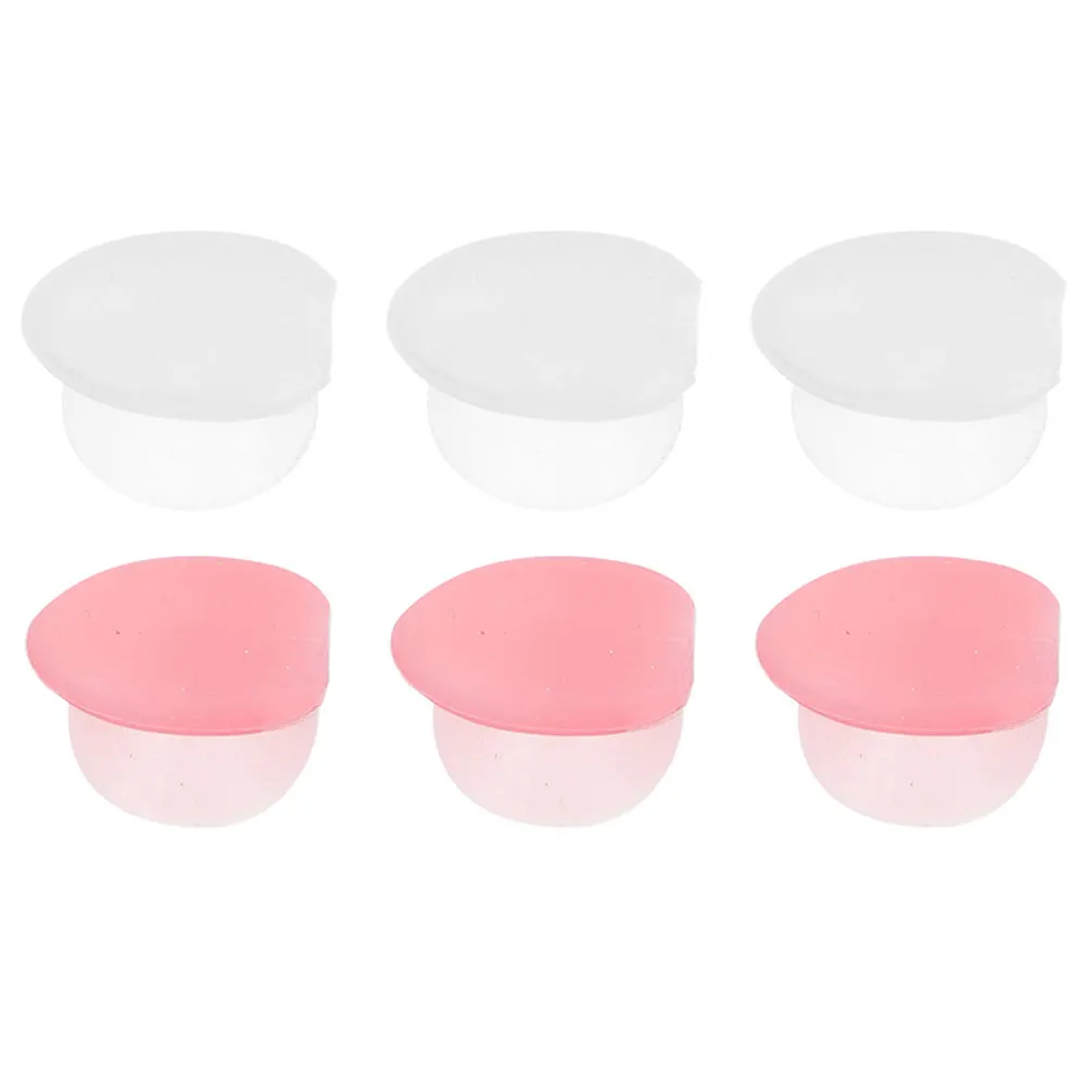 6pcs Lip Brush Anti-lost Covers Silicone Dustproof Travel Protector Caps for Makeup Brushes Half Transparent Red
6pcs Lip Brush Anti-lost Covers Silicone Dustproof Travel Protector Caps for Makeup Brushes Half Transparent Red