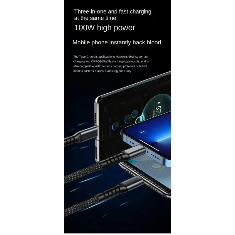 100WTransparent Digital Display One for Three Super Fast Charge Mobile Phone Data Suitable for Apple Huawei
100WTransparent Digital Display One for Three Super Fast Charge Mobile Phone Data Suitable for Apple Huawei