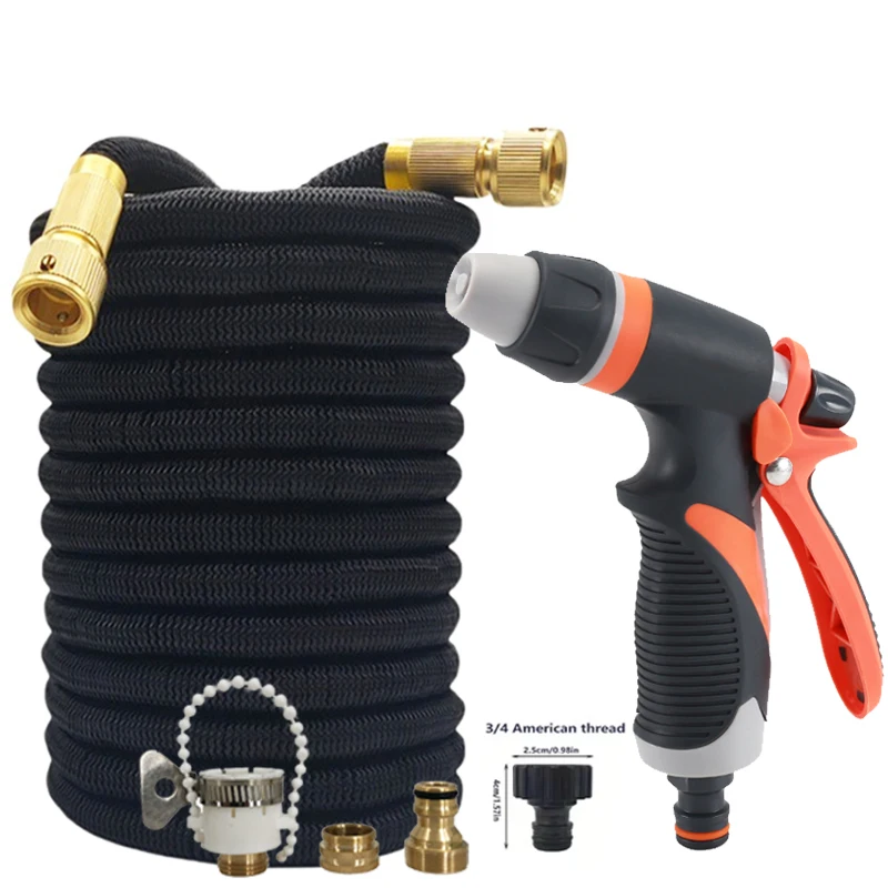 A Set Of Garden Irrigation Extension Hose High-Pressure Nozzle Water Gun, Suitable For Garden Irrigation And Cleaning Tools
A Set Of Garden Irrigation Extension Hose High-Pressure Nozzle Water Gun, Suitable For Garden Irrigation And Cleaning Tools