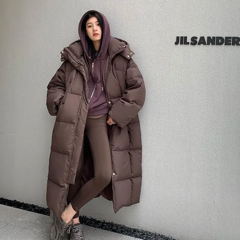 Outwear Long Down Coats with Hooded Lightweight Quilted Jacket Stand Collar Zipper Puffer Jackets Coat y2k clothing winter warm
Outwear Long Down Coats with Hooded Lightweight Quilted Jacket Stand Collar Zipper Puffer Jackets Coat y2k clothing winter warm