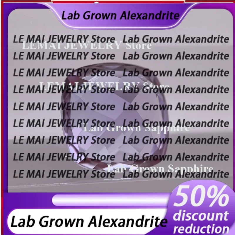 High Quality Lab Grown Alexandrite Stone Cushion Shape Gemstone for DIY Charms Jewelry Making Materials Selectable Certificate
High Quality Lab Grown Alexandrite Stone Cushion Shape Gemstone for DIY Charms Jewelry Making Materials Selectable Certificate