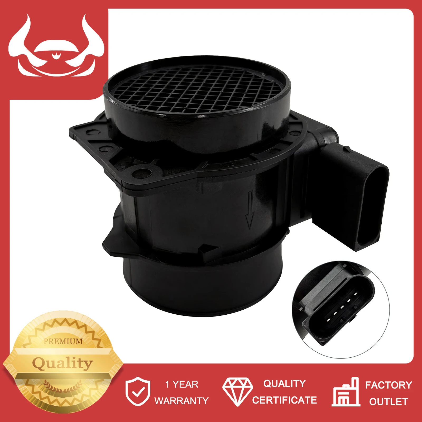 5WK9613 Mass Air Flow Maf Sensor Meter Compatible With Benz E-Class S210 W210 E 200 240 270 55 AMG 4matic 00-04 A111 0940148
5WK9613 Mass Air Flow Maf Sensor Meter Compatible With Benz E-Class S210 W210 E 200 240 270 55 AMG 4matic 00-04 A111 0940148