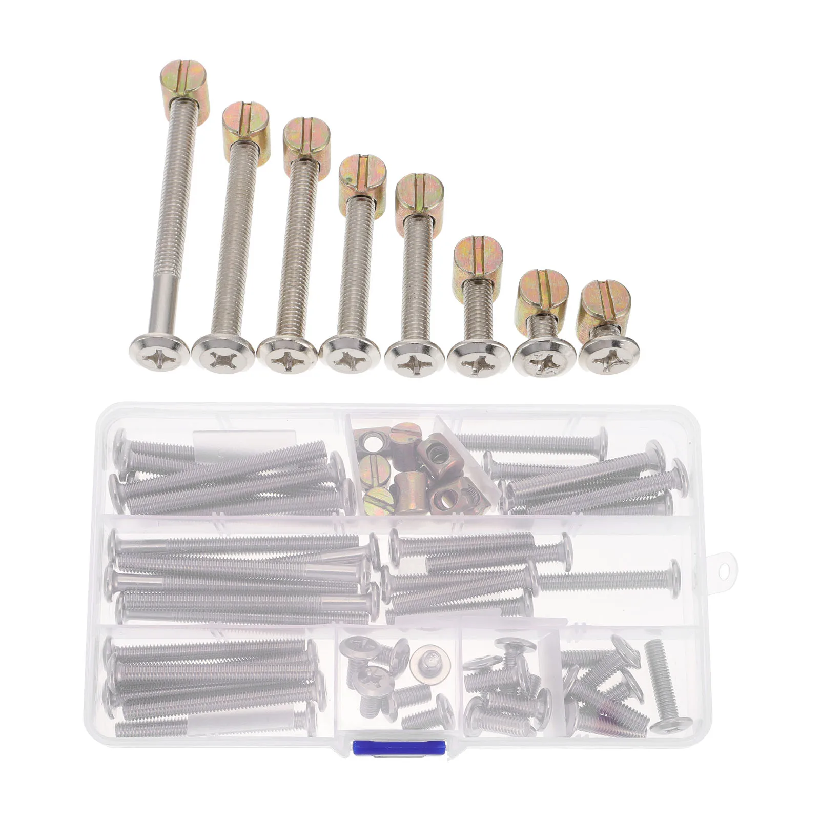 1 set Screw Nut Set Stainless Steel Baby Bed Crib Hardware Replacement Screws Infant Bed Screw Set Durable Practical Toughness
1 set Screw Nut Set Stainless Steel Baby Bed Crib Hardware Replacement Screws Infant Bed Screw Set Durable Practical Toughness