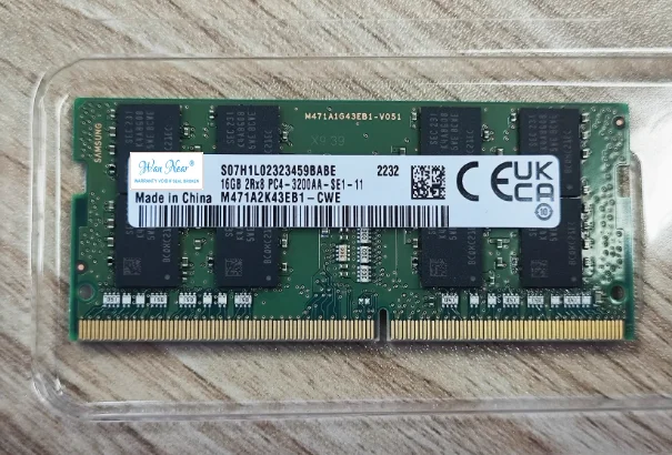 Для 16G 32G 2RX8 PC4-3200AA ECC SODIMM M471A2K43EB1-CWE M474A4G43AB1-CWE ноутбук NAS память для рабочей станции 16 ГБ 32 ГБ
Для 16G 32G 2RX8 PC4-3200AA ECC SODIMM M471A2K43EB1-CWE M474A4G43AB1-CWE ноутбук NAS память для рабочей станции 16 ГБ 32 ГБ