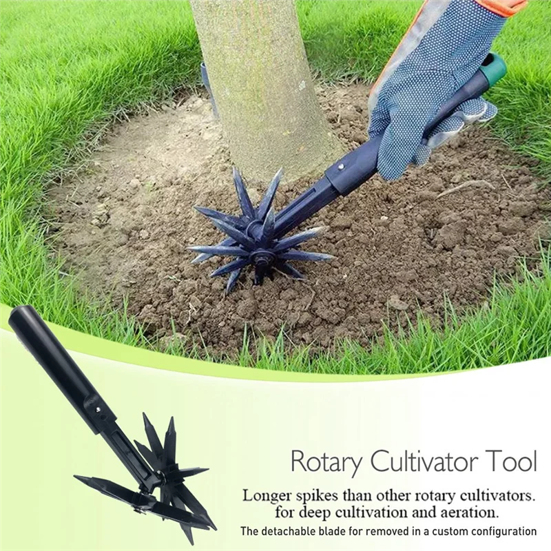 TKOH-Manual Weeder Garden Tiller Rotary Cultivator Tool Weeding Digging Grass Turning Tool 
TKOH-Manual Weeder Garden Tiller Rotary Cultivator Tool Weeding Digging Grass Turning Tool