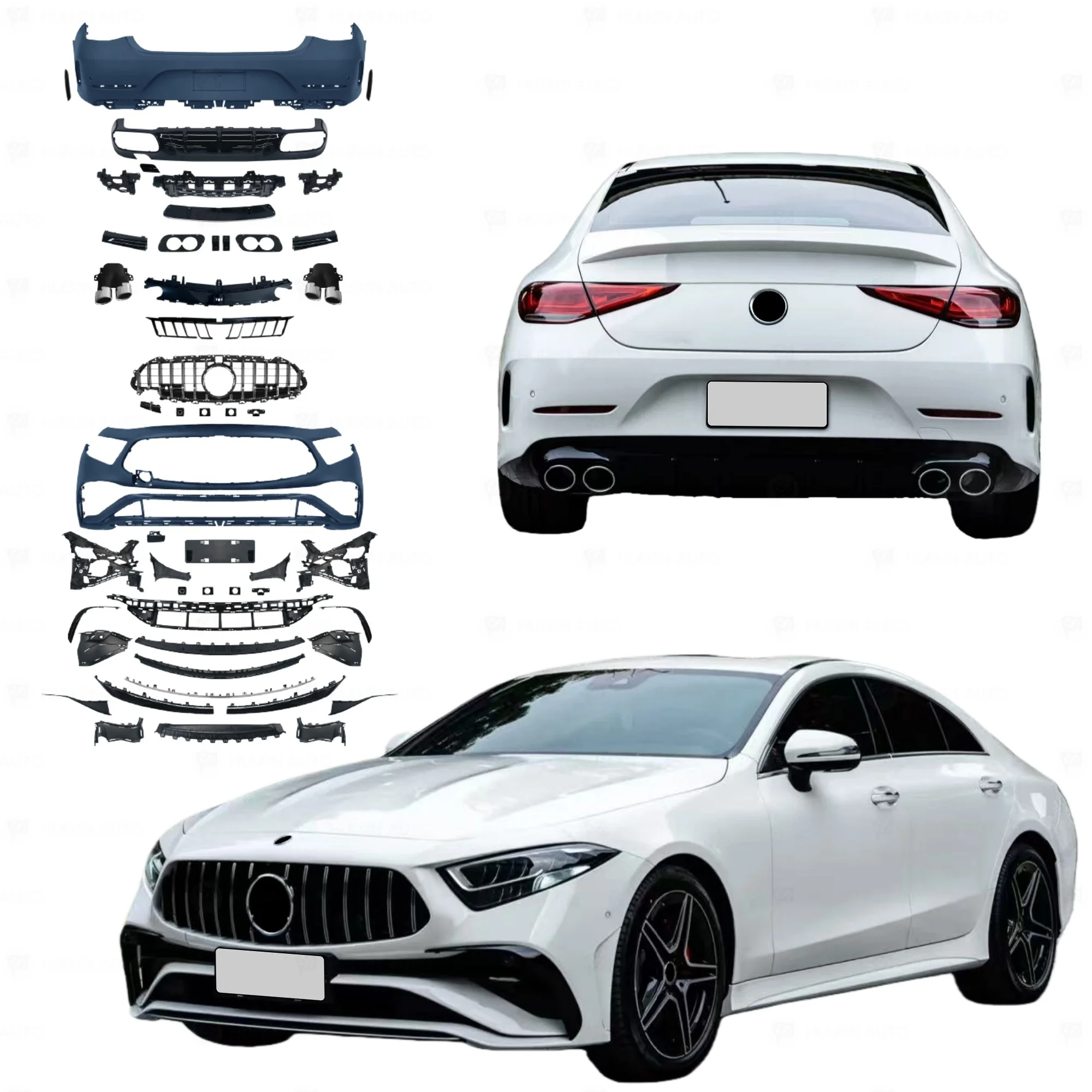 Flying Wing Top Quality PP Plastic 2018-2025 CLS53 Facelift Front Bumper BodyKit For Mercedes Benz W257 C257 Upgrade CLS
Flying Wing Top Quality PP Plastic 2018-2025 CLS53 Facelift Front Bumper BodyKit For Mercedes Benz W257 C257 Upgrade CLS