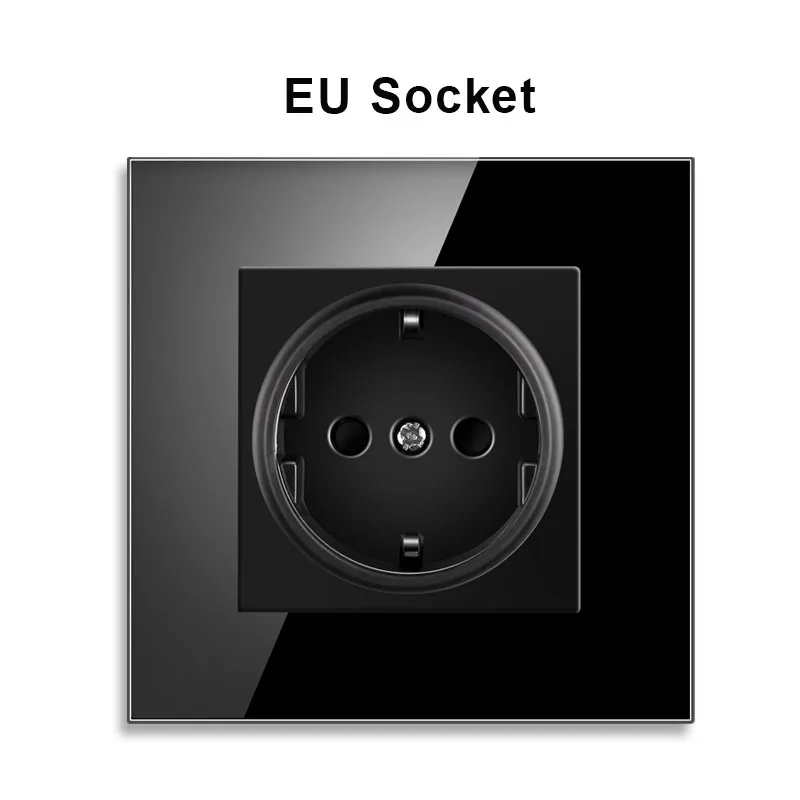 NOVSKI 1/2/3Gang Touch Switches 1Way Light Switch With EU Wall Sockets USB Type-c Power Outlets Glass Panel Black
NOVSKI 1/2/3Gang Touch Switches 1Way Light Switch With EU Wall Sockets USB Type-c Power Outlets Glass Panel Black