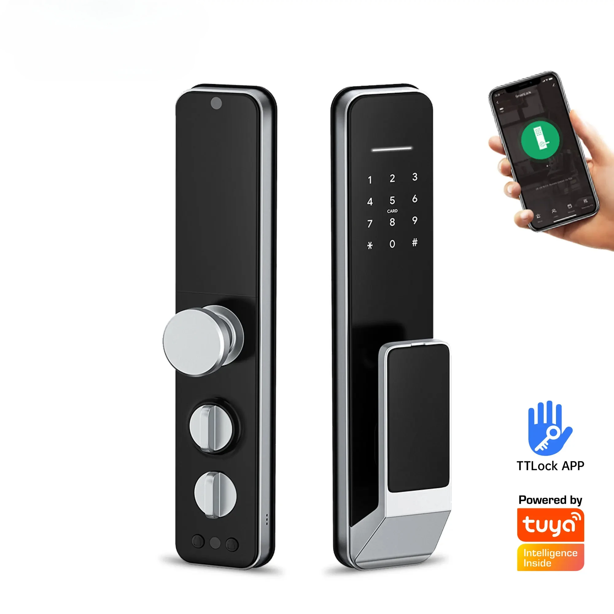 Liliwise Face Recognition Door Lock Automatic Locking with Face Scan Camera Fingerprint Keypad Lock Tuya Wifi Smart Door Lock
Liliwise Face Recognition Door Lock Automatic Locking with Face Scan Camera Fingerprint Keypad Lock Tuya Wifi Smart Door Lock