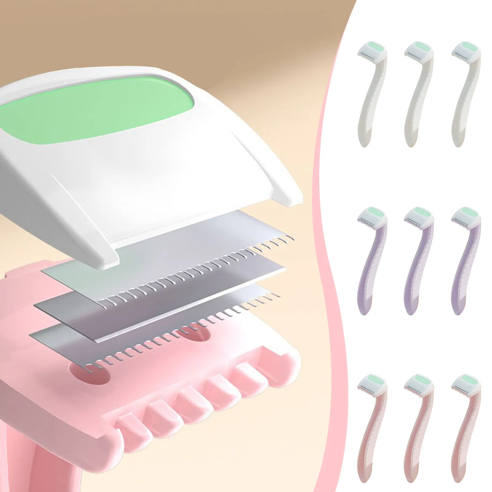 Private Hair Removal Tool For Girls Armpit Hair And Pubic Hair Three Pack Convenient And Easy To Use Without Scratching The Skin
Private Hair Removal Tool For Girls Armpit Hair And Pubic Hair Three Pack Convenient And Easy To Use Without Scratching The Skin