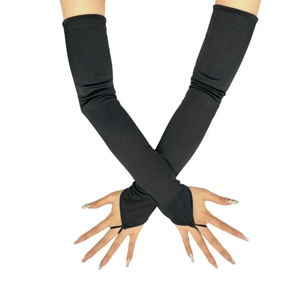 Vintage Fingerless Women Long Vridal Wedding Gloves Satin Bride Dress Dinner Costume Accessories Stretch Opera Black
Vintage Fingerless Women Long Vridal Wedding Gloves Satin Bride Dress Dinner Costume Accessories Stretch Opera Black