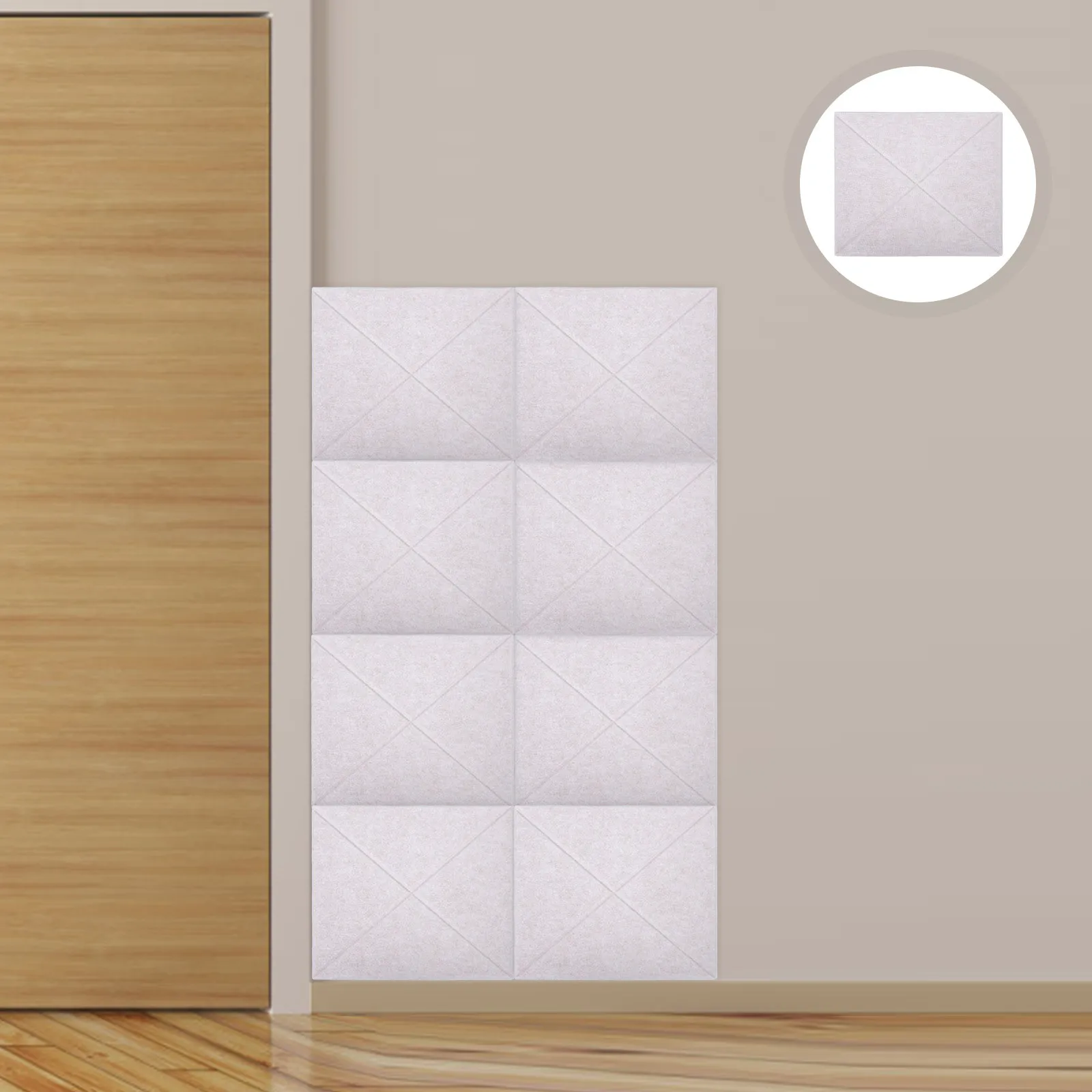 Sound-absorbing Wall Stickers Acoustic Absorption Blocks Adhesive Panel Board Panels
Sound-absorbing Wall Stickers Acoustic Absorption Blocks Adhesive Panel Board Panels