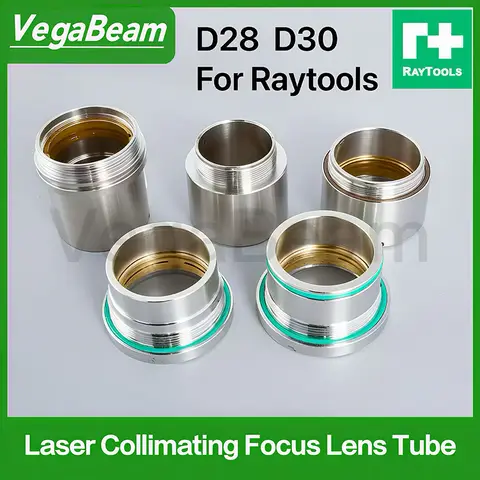 Raytools lente colimadora de foco a laser d28 d30 com barril de lente bm109/111 f100 com suporte de lente assento lente laser para bt210 210s