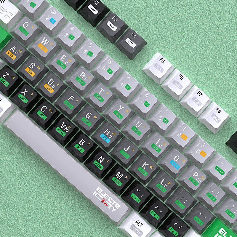 Electronic circuit theme keycap 128-key mechanical PBT five-sided hot sublimation original factory height small full
Electronic circuit theme keycap 128-key mechanical PBT five-sided hot sublimation original factory height small full