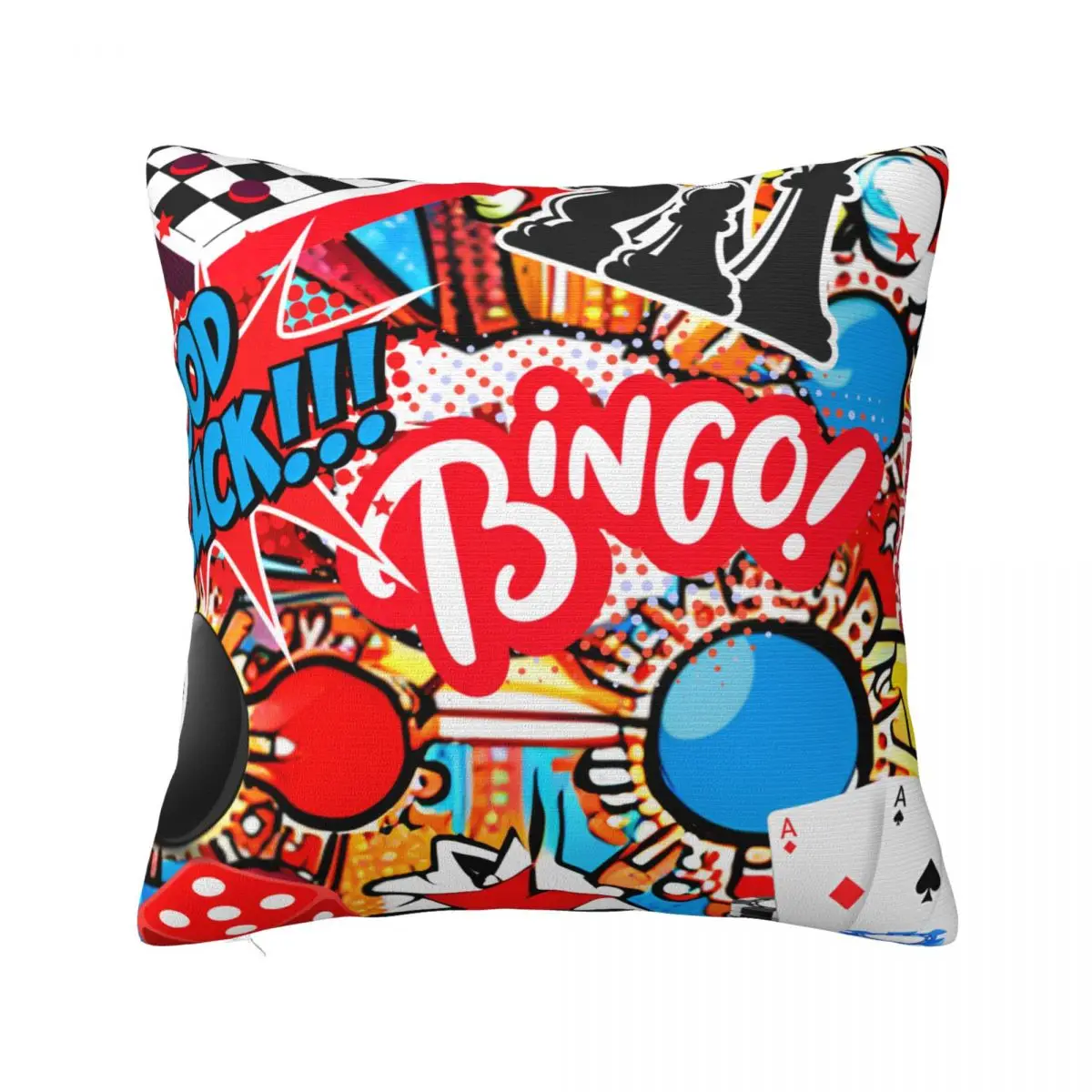 Bingo Game Night Pillowcase Double-sided Printing Fabric Cushion Cover Gift Pillow Case Cover Home Zipper 18''
Bingo Game Night Pillowcase Double-sided Printing Fabric Cushion Cover Gift Pillow Case Cover Home Zipper 18''
