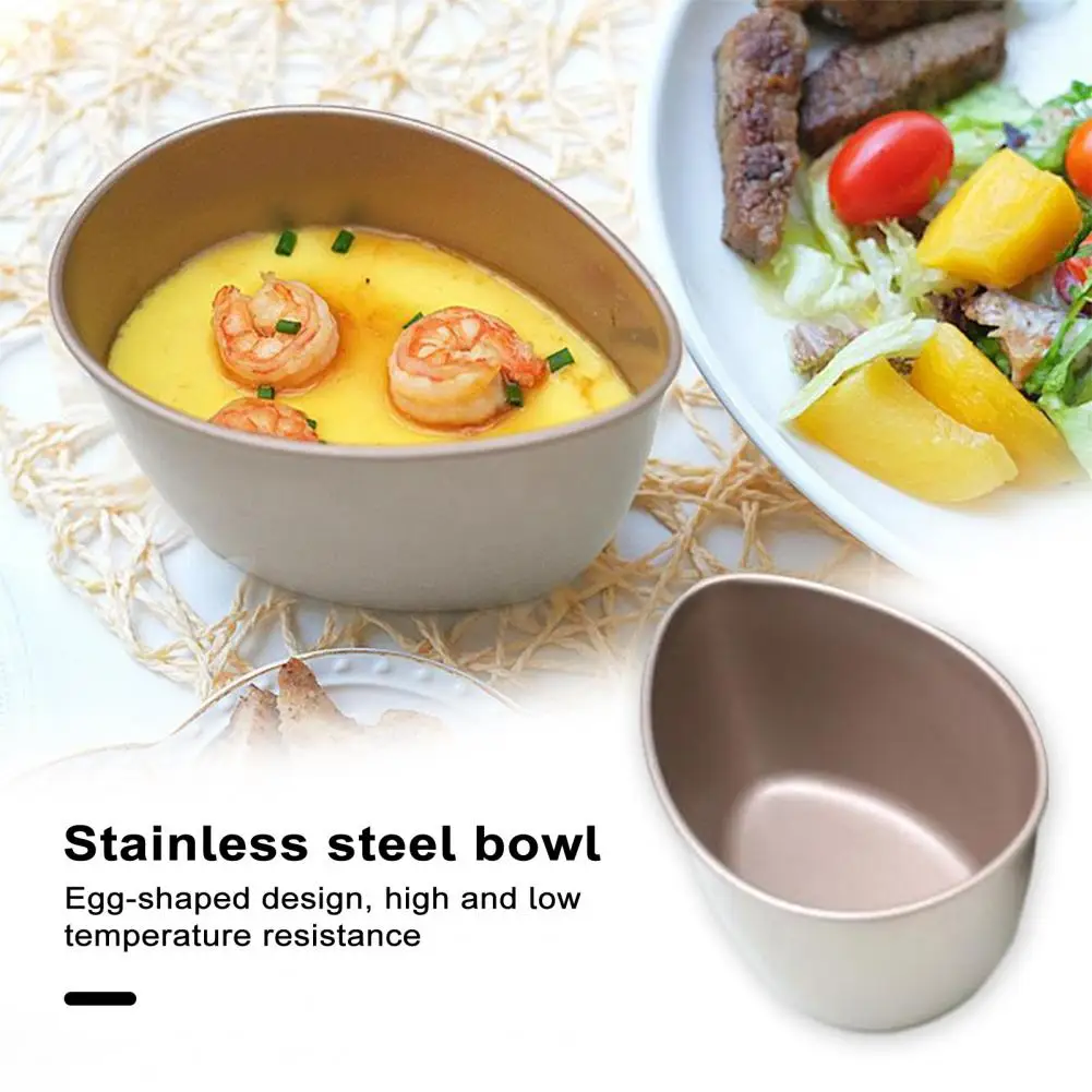 Steamed Egg Bowl Kitchen Serving Bowl Versatile Stainless Steel Steamer Bowl Set for Serving Mixing Poaching Eggs Durable
Steamed Egg Bowl Kitchen Serving Bowl Versatile Stainless Steel Steamer Bowl Set for Serving Mixing Poaching Eggs Durable