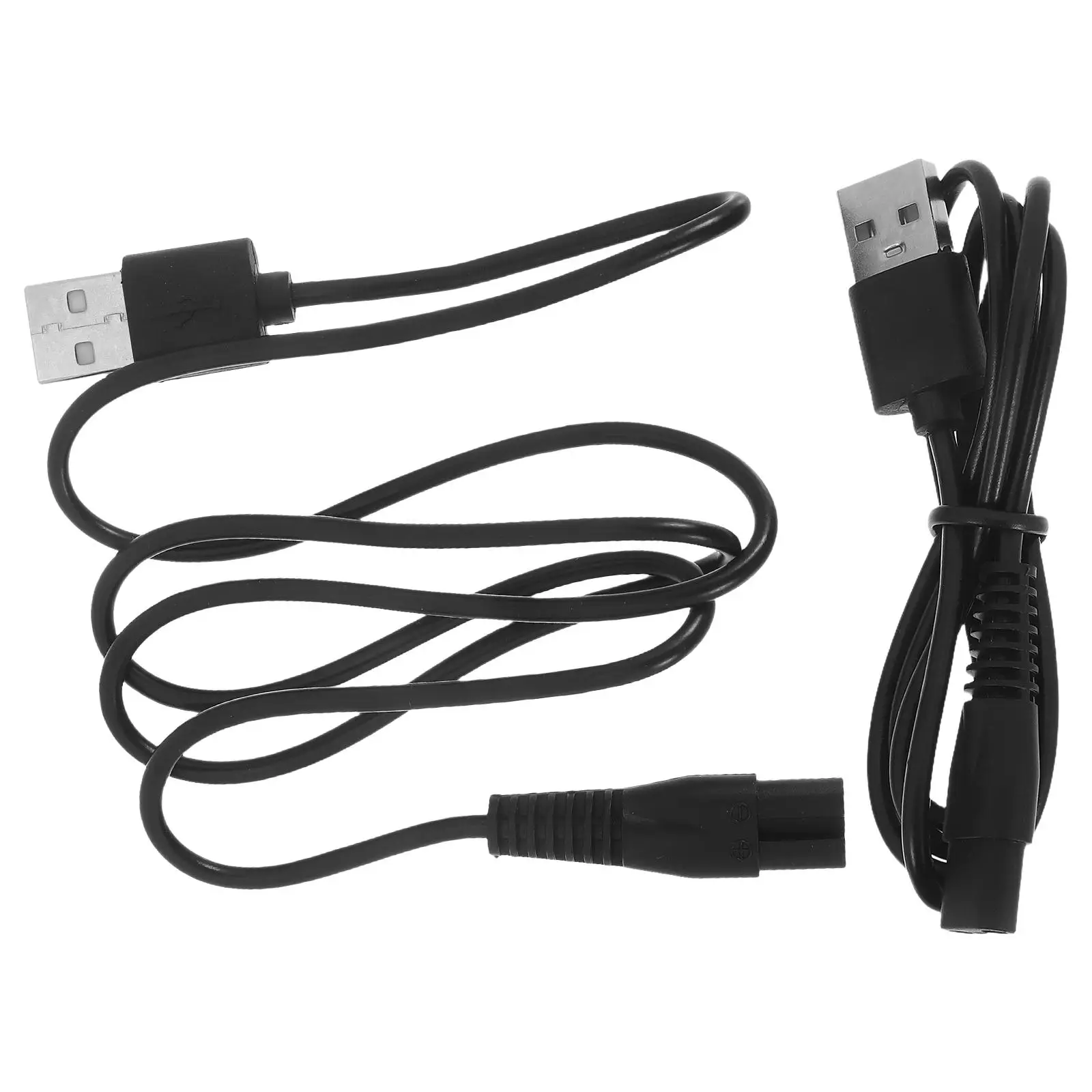 2Pcs Eight-character End Charging Cable 60cm USB Shaver Cord Razor Supplies High Grade Copper Wire Rubber Wrapped
2Pcs Eight-character End Charging Cable 60cm USB Shaver Cord Razor Supplies High Grade Copper Wire Rubber Wrapped