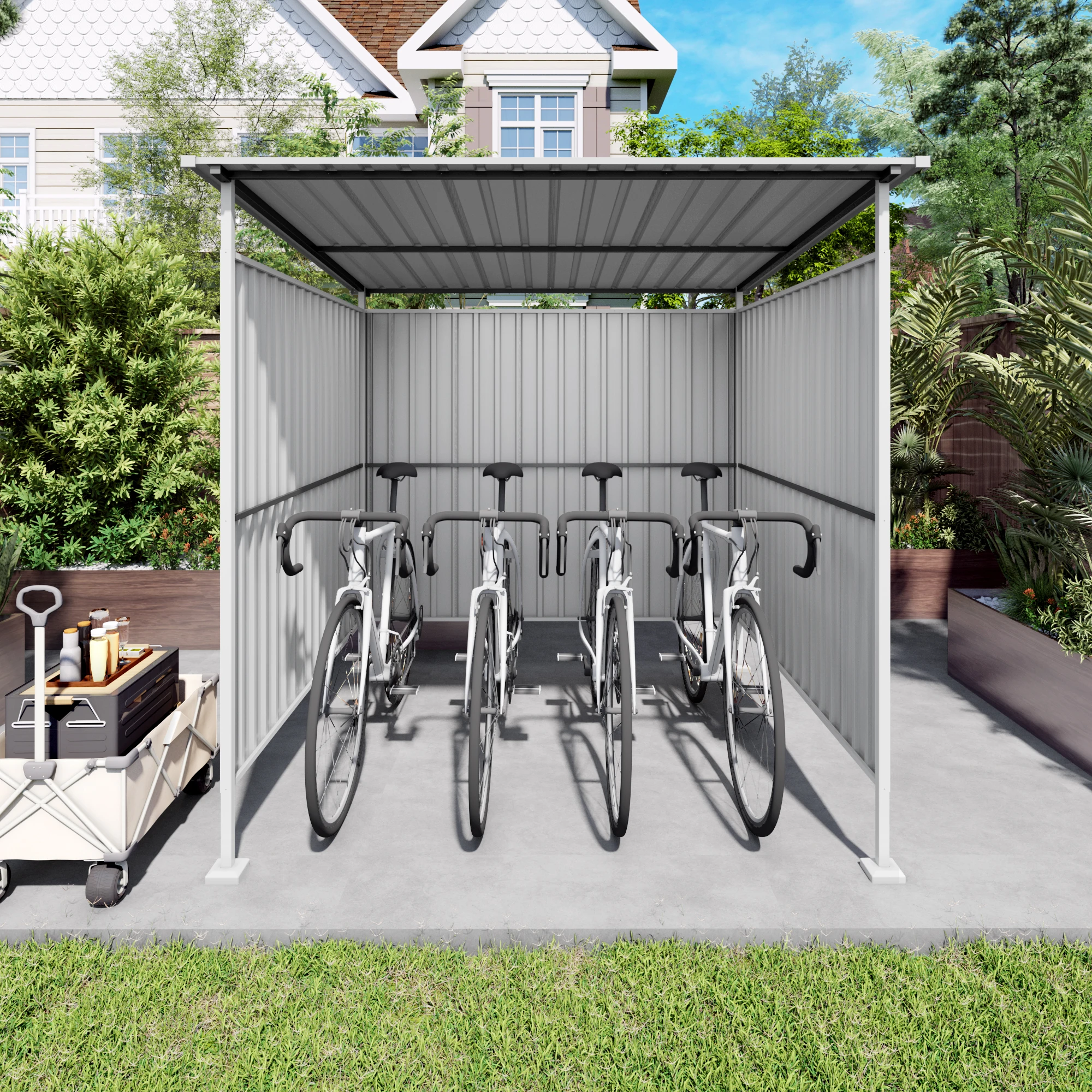kb-6x6FT Outdoor Pergola for Patio,Bike Storage Shed, Metal Pergolas and Gazebos,Year-Round Metal Gazebo Heavy Duty Awnings#
kb-6x6FT Outdoor Pergola for Patio,Bike Storage Shed, Metal Pergolas and Gazebos,Year-Round Metal Gazebo Heavy Duty Awnings#