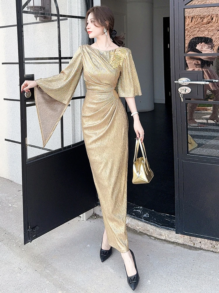 Ele Slimming Asymmetrical Waist-Cinching Long Dr Women's Faionable Summer New Sle Sexy Bodycon Gown
Ele Slimming Asymmetrical Waist-Cinching Long Dr Women's Faionable Summer New Sle Sexy Bodycon Gown