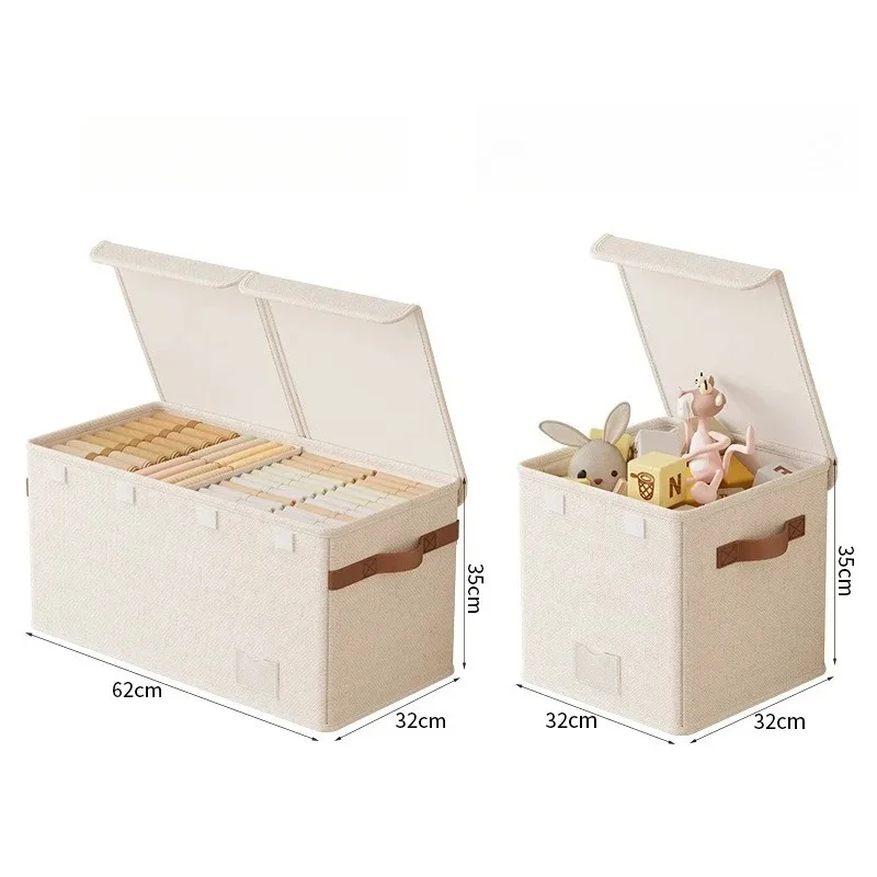 Отделенный ящик для хранения с двумя крышками из хлопка и льна, большой органайзер для одежды с откидной крышкой для домашнего использования, пыленепроницаемый и
Отделенный ящик для хранения с двумя крышками из хлопка и льна, большой органайзер для одежды с откидной крышкой для домашнего использования, пыленепроницаемый и