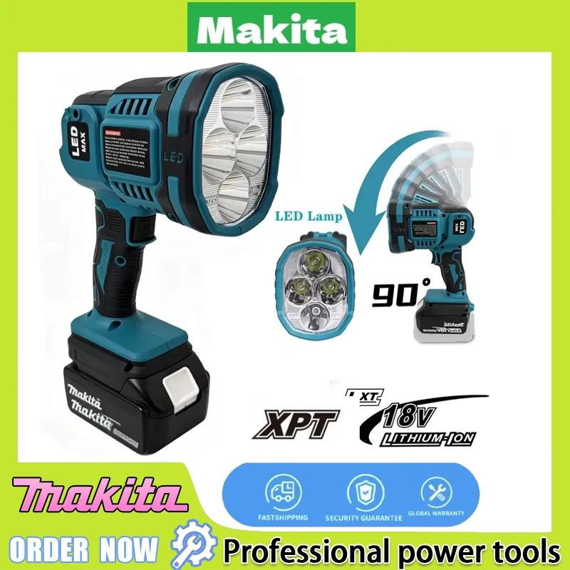 Makita Cordless LED Flashlight Work Light Portable Lantern-Emergency For 18-21V Battery Car Repair Camping
Makita Cordless LED Flashlight Work Light Portable Lantern-Emergency For 18-21V Battery Car Repair Camping