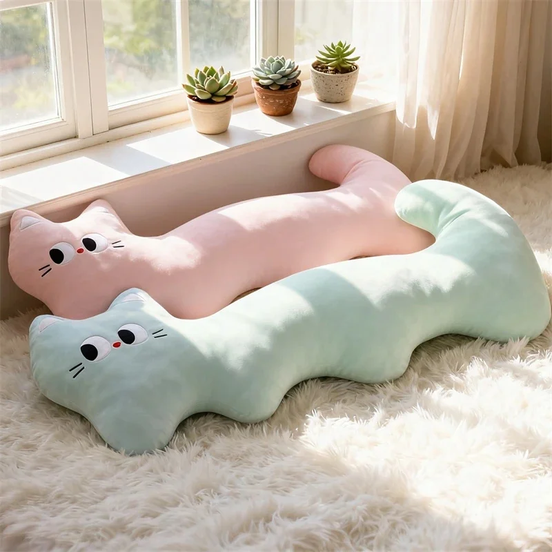 Long Leg Hugging Body Pillow Cooling Ice Silk Cat Print Maternity Sleep Support Bolster For Women Teens Dorm Bed Sofa Backrest
Long Leg Hugging Body Pillow Cooling Ice Silk Cat Print Maternity Sleep Support Bolster For Women Teens Dorm Bed Sofa Backrest