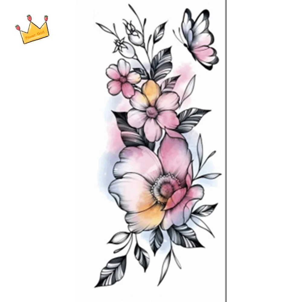 Flower Temporary Tattoo Sticker Long Lasting Realistic Design Rose Temporary Tattoo Waterproof Red Rose Body Art Sticker Parties
Flower Temporary Tattoo Sticker Long Lasting Realistic Design Rose Temporary Tattoo Waterproof Red Rose Body Art Sticker Parties