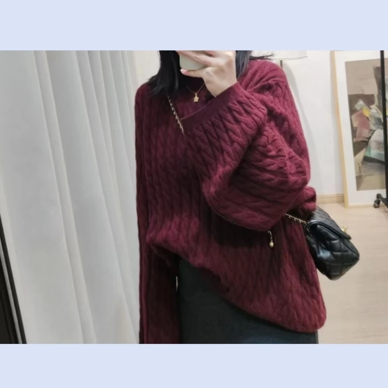 24 Year Classic Twisted Wool Knitted Loose Round Neck Hooded Sweater from TT Home
24 Year Classic Twisted Wool Knitted Loose Round Neck Hooded Sweater from TT Home