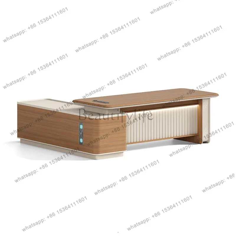 D14Light luxury boss desk, simple modern office furniture
D14Light luxury boss desk, simple modern office furniture