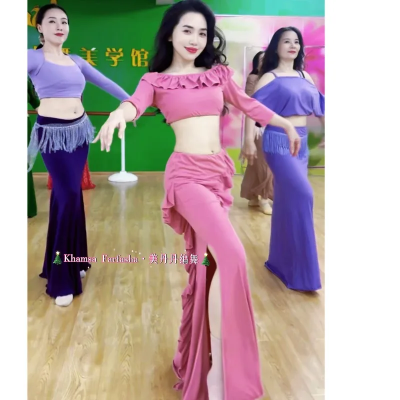 Customized Belly Dance Costumes High-end Plus Size Performance Set Practice Suit Temperament Lace
Customized Belly Dance Costumes High-end Plus Size Performance Set Practice Suit Temperament Lace