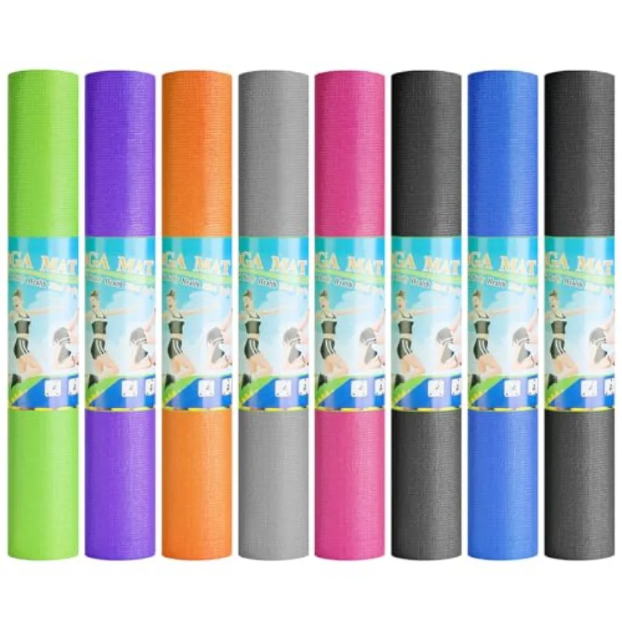 3 mm Thick Yoga Mat Bulk Non Slip Exercise Workout Fitness Pad for Women Men Gym Home Yoga Pilates Easy to Clean Sturdy PVC
3 mm Thick Yoga Mat Bulk Non Slip Exercise Workout Fitness Pad for Women Men Gym Home Yoga Pilates Easy to Clean Sturdy PVC