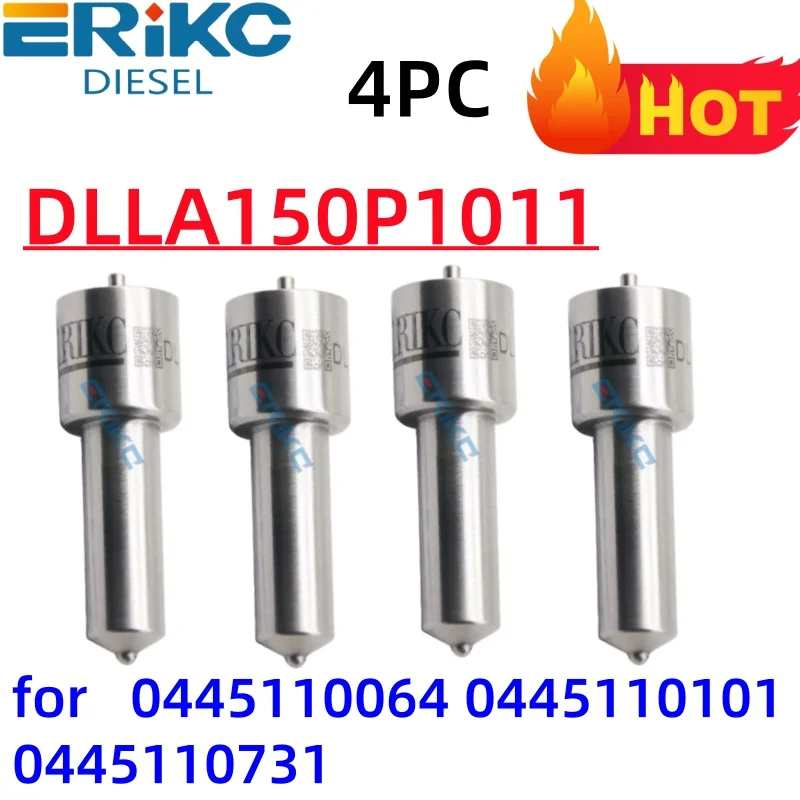 ERIKC 4pc DLLA150P1011 Common Rail Diesel Injector Nozzle 0433171654 FOR HYUNDAI KIA 0445110064 0445110101 0445110731
ERIKC 4pc DLLA150P1011 Common Rail Diesel Injector Nozzle 0433171654 FOR HYUNDAI KIA 0445110064 0445110101 0445110731