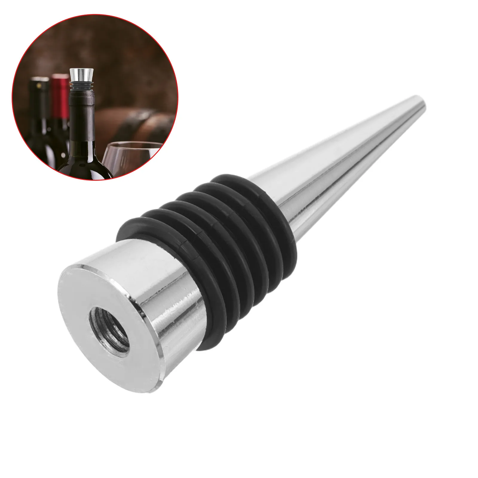 10Pcs Wine Stopper Alloy Reusable Bottle Freshness Sealer Decorative Replacement Wine Bottle Sealer Bar Kitchen Preservation
10Pcs Wine Stopper Alloy Reusable Bottle Freshness Sealer Decorative Replacement Wine Bottle Sealer Bar Kitchen Preservation