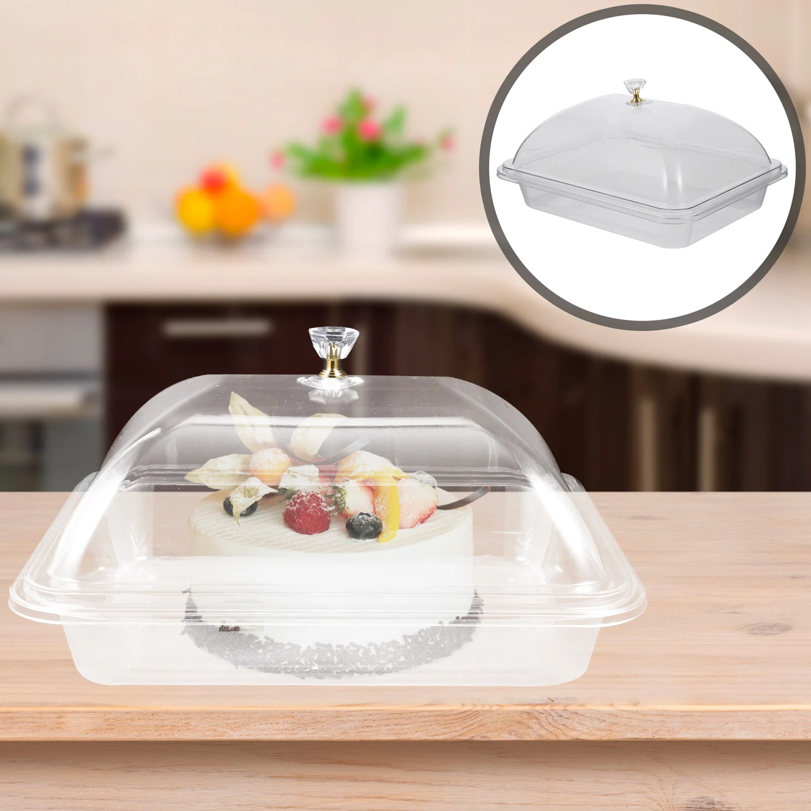 Kitchen Table Centerpieces Covered Buffet Tray Transparent Fruit Snack Cake Stand with Lid
Kitchen Table Centerpieces Covered Buffet Tray Transparent Fruit Snack Cake Stand with Lid