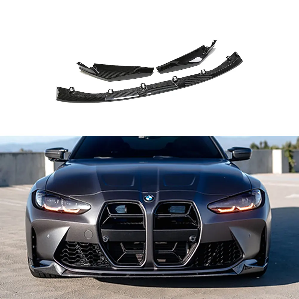 Real Dry Carbon Fiber Three-stage MP front lip For BMW M3 M4 G80 G82 Car Accessories Auto Parts Trim Body Kits
Real Dry Carbon Fiber Three-stage MP front lip For BMW M3 M4 G80 G82 Car Accessories Auto Parts Trim Body Kits