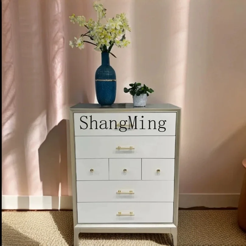 CL Light Luxury Solid Wood Seven-Drawer Cabinet Living Room Sofa Side Storage Bedroom Organizer Entryway Multi-Drawer Cabinet
CL Light Luxury Solid Wood Seven-Drawer Cabinet Living Room Sofa Side Storage Bedroom Organizer Entryway Multi-Drawer Cabinet