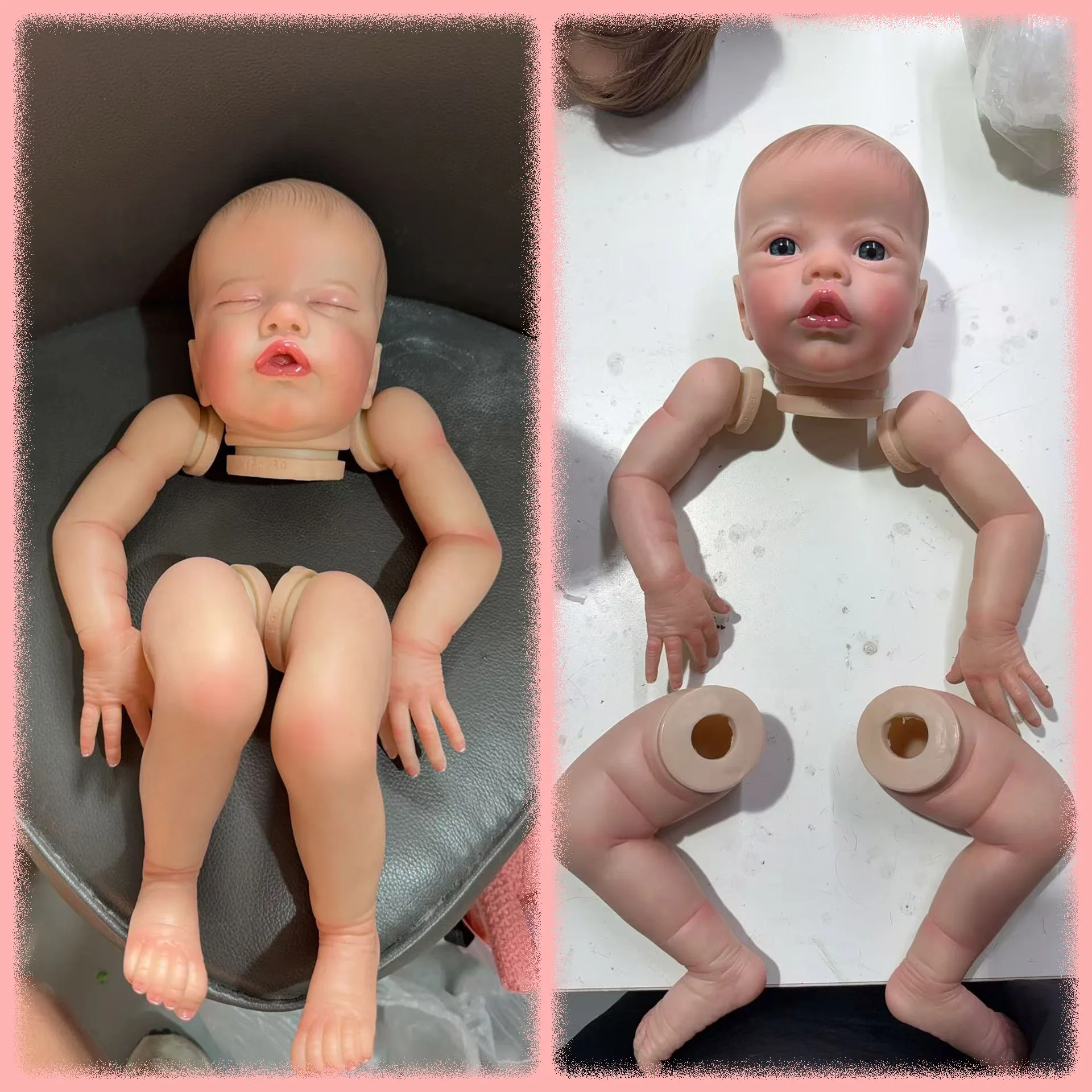 19-дюймовый комплект куклы Primrose Reborn, реалистичные многослойные детали куклы для рисования, волосы ручной работы, видимые вены с тканевым корпусом
19-дюймовый комплект куклы Primrose Reborn, реалистичные многослойные детали куклы для рисования, волосы ручной работы, видимые вены с тканевым корпусом