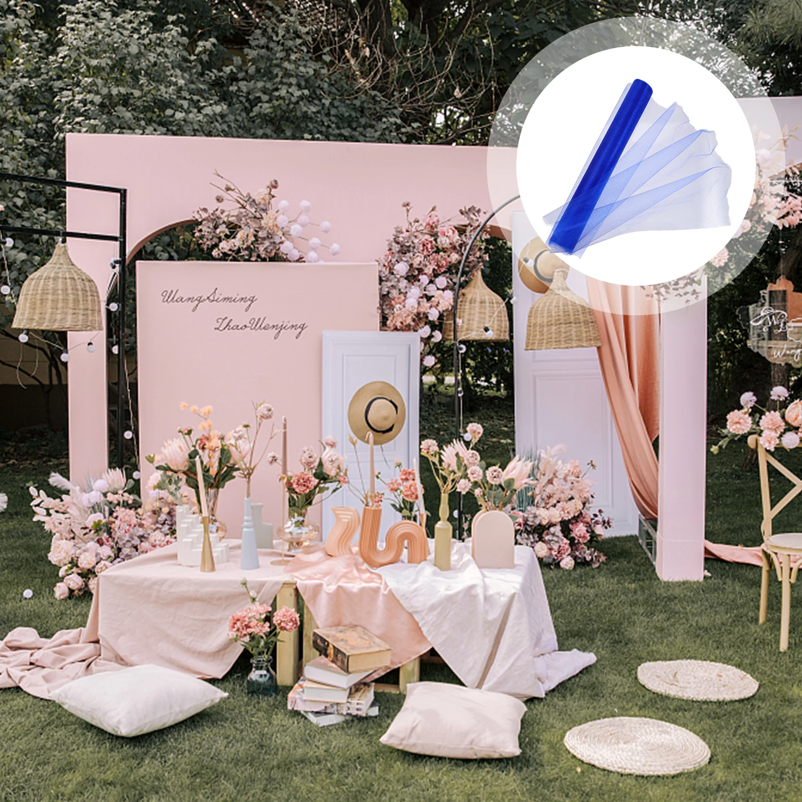 1 Roll Wedding Gauze Tulle Colorful Decorative Mesh Ribbon Diy Craft Party Stair Handrail Ribbon Lightweight Premium Fabric Easy
1 Roll Wedding Gauze Tulle Colorful Decorative Mesh Ribbon Diy Craft Party Stair Handrail Ribbon Lightweight Premium Fabric Easy