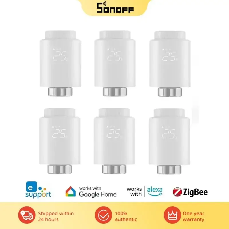 New SONOFF TRV Zigbee Thermostatic Radiator Valve TRVZB Smart Temperature Control Work With Alexa Google Smartthings ZHA MQTT
New SONOFF TRV Zigbee Thermostatic Radiator Valve TRVZB Smart Temperature Control Work With Alexa Google Smartthings ZHA MQTT