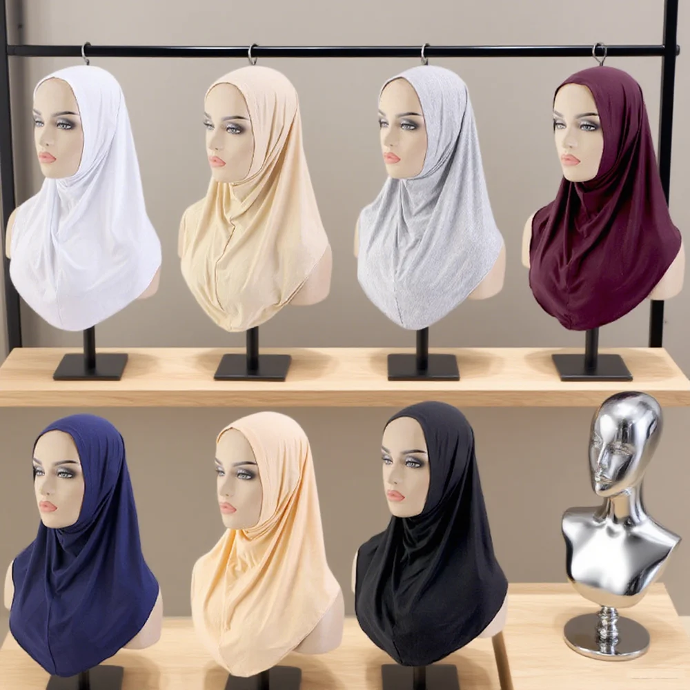 Ramadan Modal Cotton Plain Muslim Instant Hijab One Piece Amira Pull On Islamic Scarf Hot Sell Headscarf Pray Hats Full Cover
Ramadan Modal Cotton Plain Muslim Instant Hijab One Piece Amira Pull On Islamic Scarf Hot Sell Headscarf Pray Hats Full Cover