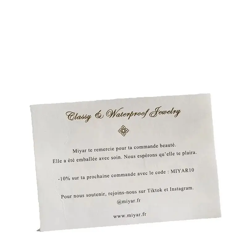 Customized Thank You Cards|Gold Foil Hot Stamping|Luxury Texture Paper Greeting & Festival Postcards
Customized Thank You Cards|Gold Foil Hot Stamping|Luxury Texture Paper Greeting & Festival Postcards