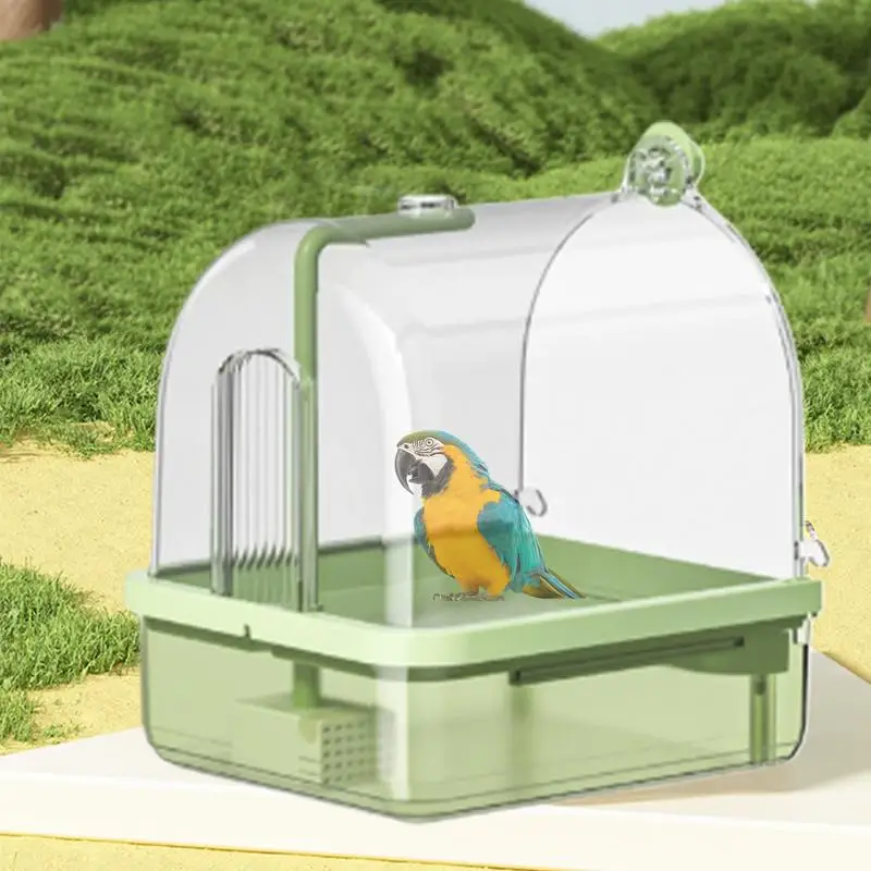 Bird Cage Bath Pet Bird Bath Automatic Chew-Proof Bathtub Perch Stand 2 Modes For Indoor Aviary Breeding Travel Show
Bird Cage Bath Pet Bird Bath Automatic Chew-Proof Bathtub Perch Stand 2 Modes For Indoor Aviary Breeding Travel Show