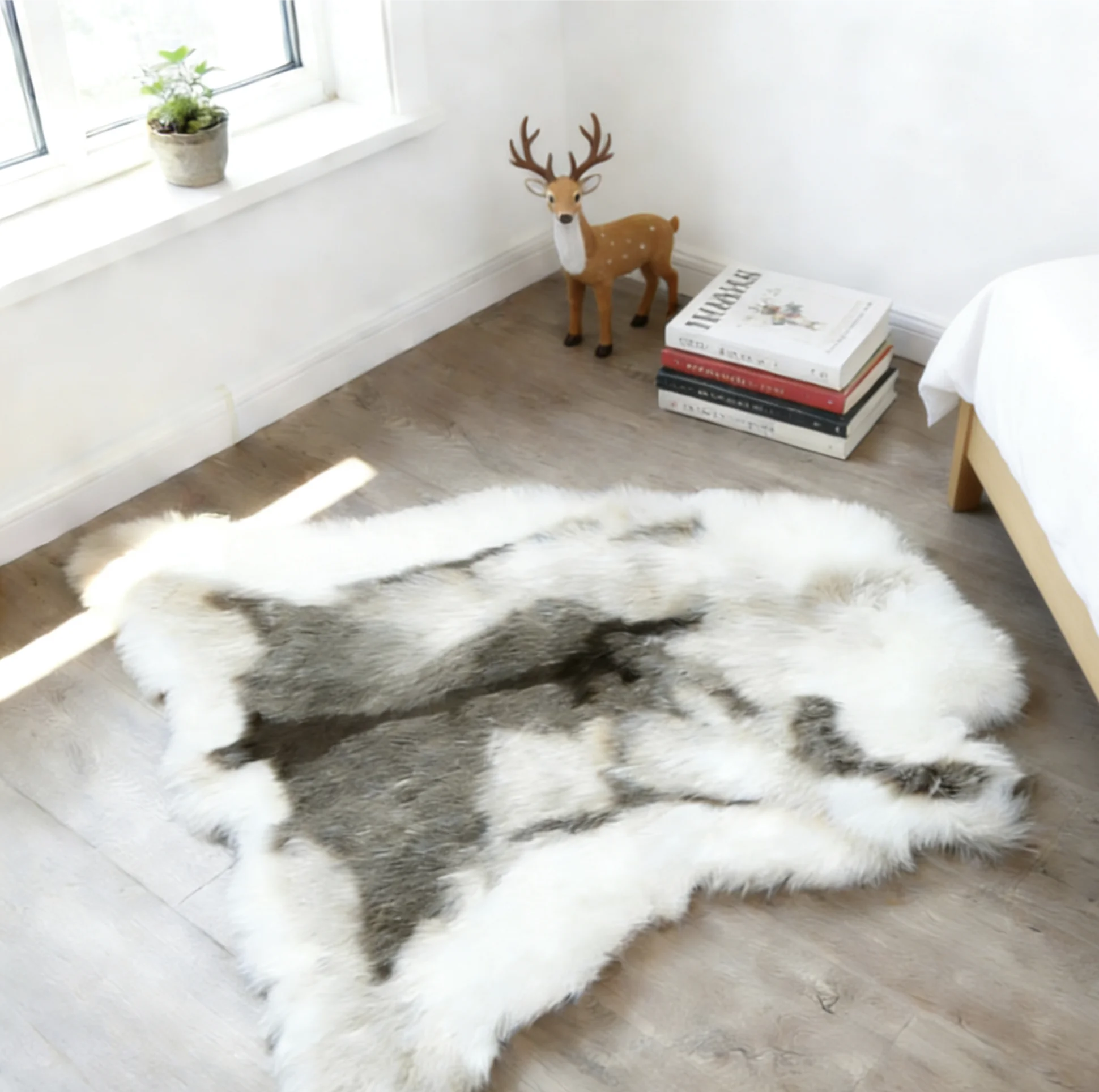 Artificial Deer Hide Long Fur Blanket Chair Pad Sofa Cover Wall Hanging Tapestry Carpet for Bedroom Living Room
Artificial Deer Hide Long Fur Blanket Chair Pad Sofa Cover Wall Hanging Tapestry Carpet for Bedroom Living Room