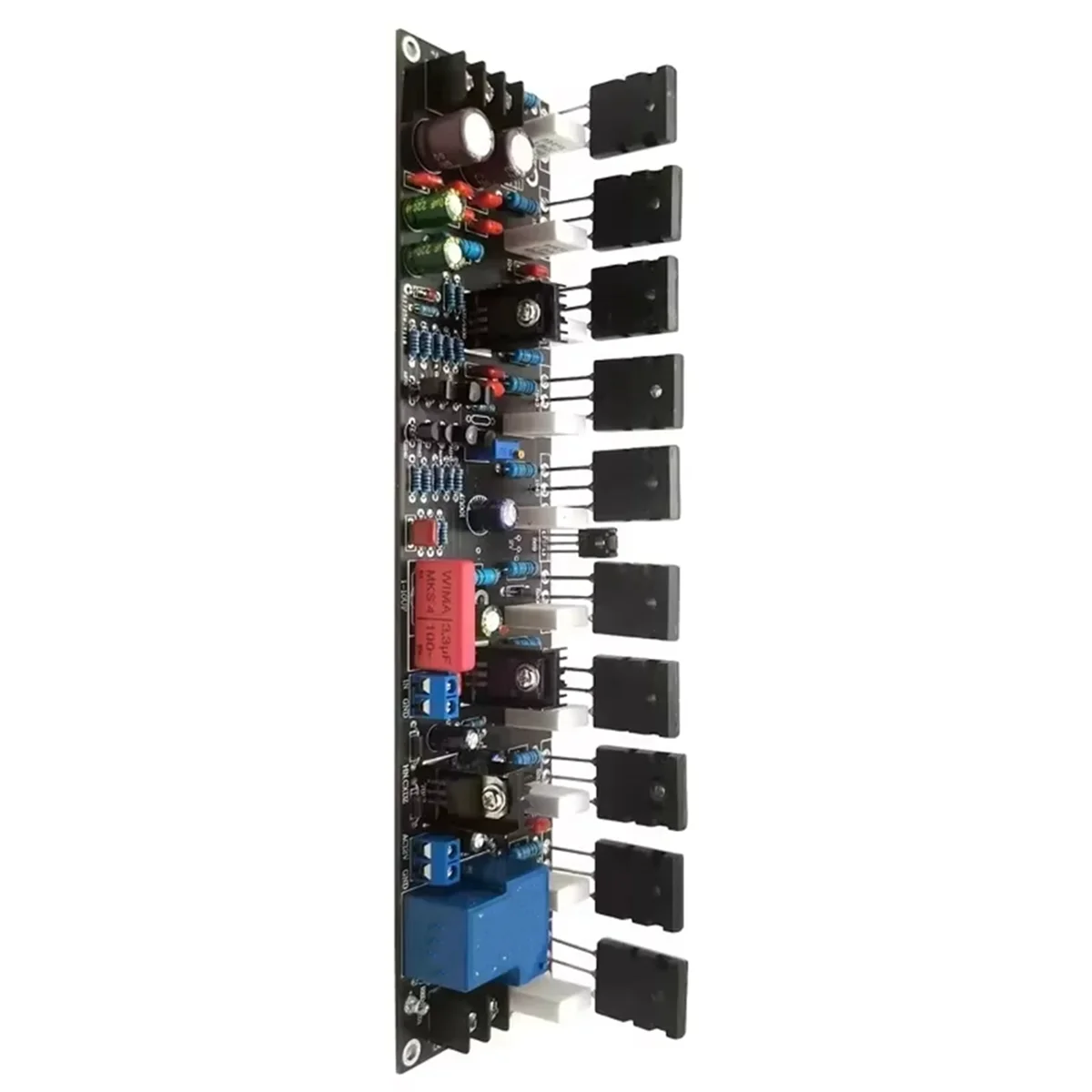 NEW!! 500W Audio Amplifier Single Channel Power Amplifier Board 2SC5200+2SA1943 20V-90V HIFI Audio Amplification Module
NEW!! 500W Audio Amplifier Single Channel Power Amplifier Board 2SC5200+2SA1943 20V-90V HIFI Audio Amplification Module