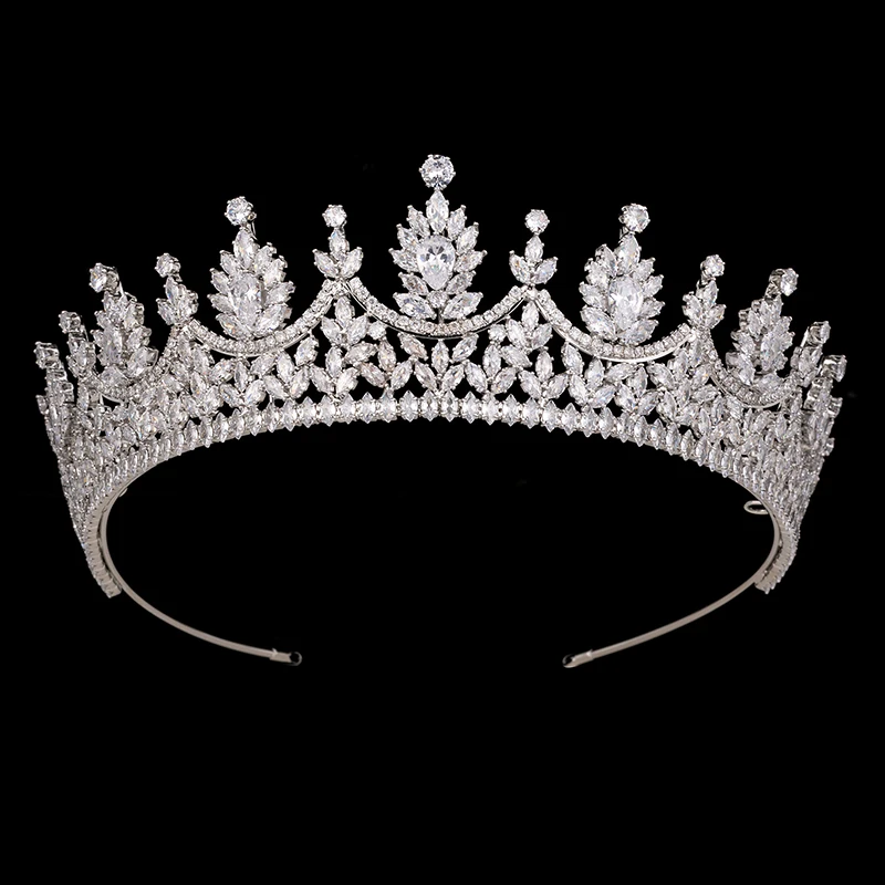 Crown HADIYANA Zircon Bridal Elegant Atmosphere Ladies Headwear Party Crown Wedding Hair Accessories wholesale BC6425
Crown HADIYANA Zircon Bridal Elegant Atmosphere Ladies Headwear Party Crown Wedding Hair Accessories wholesale BC6425