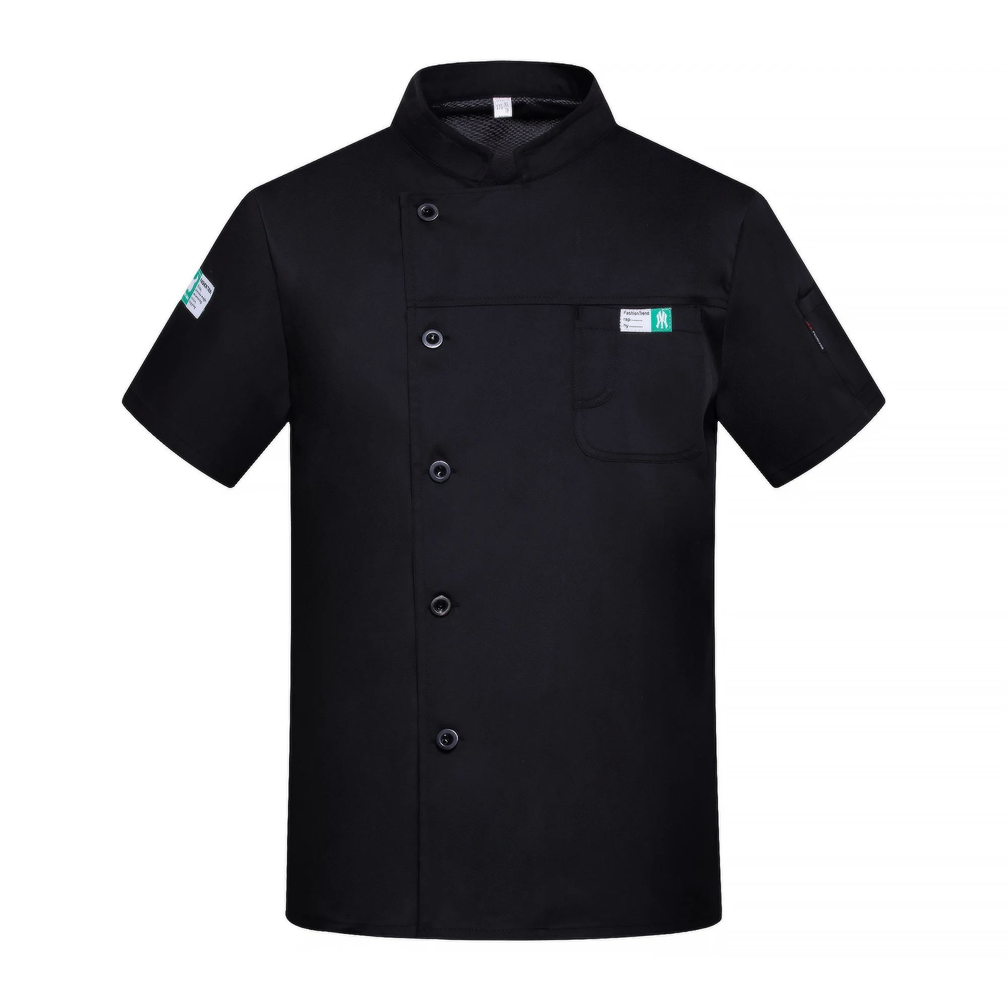 Kitchen Short Sleeve Chef Jackets Chef Restaurant Uniform Custom Logo Shirt Service Bakery Breathable Chef Dress White Apron Men
Kitchen Short Sleeve Chef Jackets Chef Restaurant Uniform Custom Logo Shirt Service Bakery Breathable Chef Dress White Apron Men